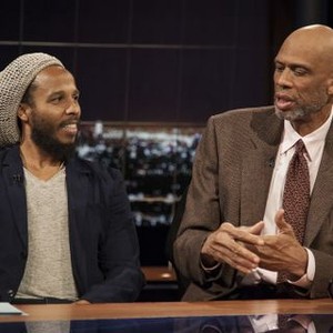 Real Time with Bill Maher, Ziggy Marley (L), Kareem Abdul-Jabbar (R), 'Episode 316', Season 12, Ep. #14, 05/02/2014, ©HBO