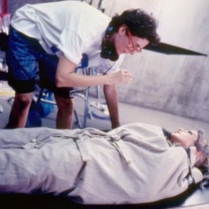 TANK GIRL, director Rachel Talalay, Lori Petty, on set, 1995. (c)United Artists
