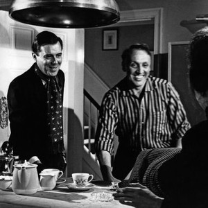 THE SERVANT. from left: dirk Bogarde, director Joseph Losey on set, 1963, theservant1963-fsct007(theservant1963-fsct007)
