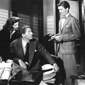 WOMAN OF THE YEAR, Katharine Hepburn, Spencer Tracy, Dan Tobin, 1942