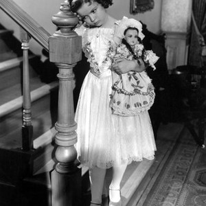 LITTLE PRINCESS, Shirley Temple, 1939, despondant at the staircase. TM and Copyright (c) 20th Century Fox Film Corp. All rights reserved.