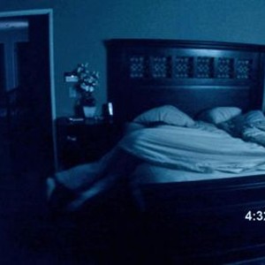 PARANORMAL ACTIVITY, from left: Katie Featherston, Micah Sloat, 2007. ©Paramount Pictures