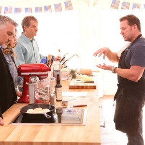 The American Baking Competition, from left: Paul Hollywood, Marcela Valladolid, Jeff Foxworthy, Brian Emmett, 'Season 1', 05/29/2013, ©CBS