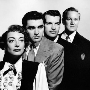 THE DAMNED DON'T CRY, Joan Crawford, Steve Cochran, Richard Egan, David Brian, 1950