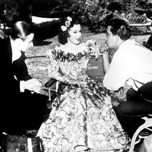 A DAMSEL IN DISTRESS, Ray Noble, Gracie Allen, director George Stevens on set, 1937