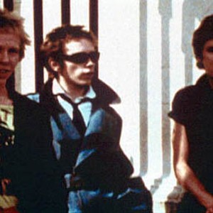 Paul Cook, Johnny Rotten and Steve Jones in Fine Line's The Filth And The Fury