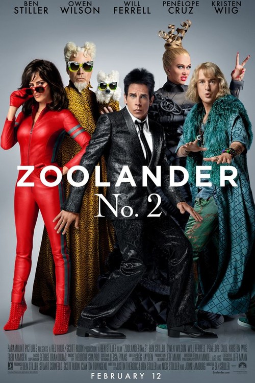 Zoolander No. 2 poster