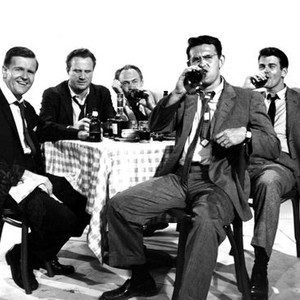 THE BACHELOR PARTY, Phillip Abbott, Jack Warden, E.G. Marshall, Larry Blyden, Don Murray, 1957