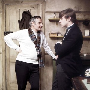 IF...., from left: director Lindsay Anderson, Malcolm McDowell on set, 1968, if1968mm-fsct22, Photo by:  (if1968mm-fsct22)