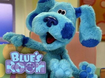 Blue's room plush on sale
