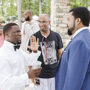 RIDE ALONG 2, from left: Kevin Hart, director Tim Story, Ice Cube, on set, 2016. ph: Quantrell D. Colbert/©Universal Pictures