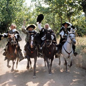 RETURN OF THE MUSKETEERS, Michael York, Frank Finlay, Oliver Reed, Richard Chamberlain, 1989