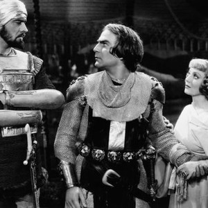 THE CRUSADES, from left: Ian Keith, Henry Wilcoxon, Loretta Young, 1935