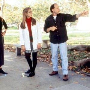 'TIL THERE WAS YOU, Jeanne Tripplehorn, Jennifer Aniston, Director Scott Winant, on set, 1997, (c)Paramount