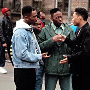 JUICE, Tupac Shakur, Jermaine Hopkins, Omar Epps, Khalil Kain, 1992.