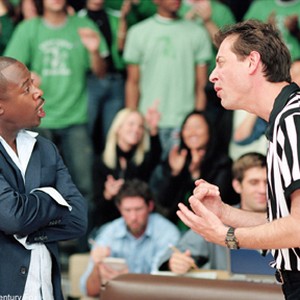 Coach Roy McCormick (Martin Lawrence, left) challenges a call made by perpetually tardy referee "Late Carl" (Fred Stoller). photo 16