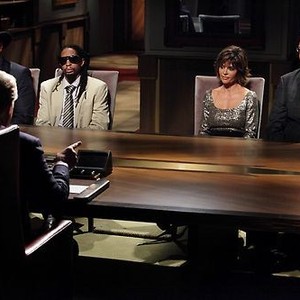 The Apprentice, from left: Trace Adkins, Lil' Jon, Lisa Rinna, Penn Jillette, 'May The Spoon Be With You', Celebrity Apprentice All-Stars, Ep. #11, 05/12/2013, ©NBC
