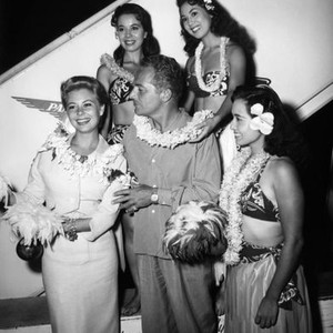 SOUTH PACIFIC, Mitzi Gaynor, Rossano Brazzi, arrive in Hawaii for location shots, 1958, TM and Copyright 20th Century Fox Film Corp. All rights reserved.