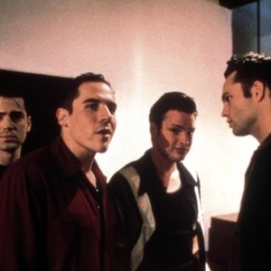 SWINGERS, Ron Livingston, Jon Favreau, Patrick Van Horn, Vince Vaughn, 1996, (c)Miramax