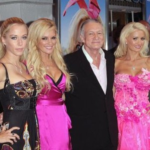 Kendra Wilkinson, Bridget Marquardt, Hugh Hefner, and Holly Madison at arrivals for THE HOUSE BUNNY Premiere, Mann''s Village Theatre in Westwood, Los Angeles, CA, August 20, 2008. Photo by: Adam Orchon/Everett Collection