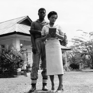 THE MARK OF THE HAWK, Sidney Poitier, Eartha Kitt, 1958