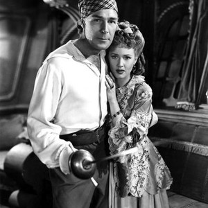 CAPTAIN KIDD, Randolph Scott, Barbara Britton, 1945
