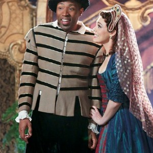 Hart of Dixie, Cress Williams (L), Kaitlyn Black (R), 'If Tomorrow Never Comes', Season 2, Ep. #20, 04/23/2013, ©KSITE
