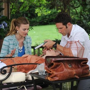 Royal Pains, Brooke D'Orsay (L), Mark Feuerstein (R), 'Hurts Like a Mother', Season 4, Ep. #12, 09/05/2012, ©USA