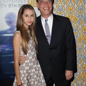 Aaron Sorkin, Daughter Roxy at arrivals for HBO''s THE NEWSROOM Third Season Premiere, Directors Guild of America (DGA) Theatre, Los Angeles, CA November 4, 2014. Photo By: Dee Cercone/Everett Collection