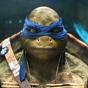 Leonardo in "Teenage Mutant Ninja Turtles."