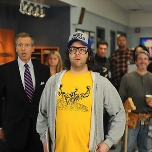30 Rock, Brian Williams (L), Judah Friedlander (R), 10/11/2006, ©NBC