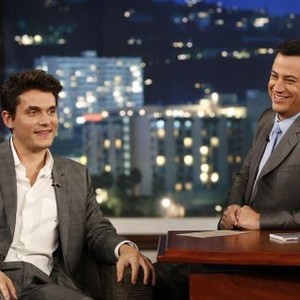 Jimmy Kimmel Live, John Mayer (L), Jimmy Kimmel (R), 'Episode 130', Season 11, Ep. #130, 10/03/2013, ©ABC