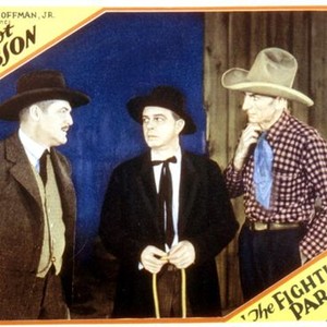 THE FIGHTING PARSON, 'Skeeter' Bill Robbins (center), Hoot Gibson (r.), 1933