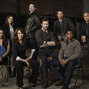 Brooklyn Sudano, Monique Gabriela Curnen, Jennifer Beals, James Landry Hébert, Clive Standen, Michael Irby, Gaius Charles and Jose Pablo Cantillo (from left)