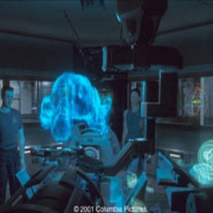 (From left to right) As Ryan (voiced by Ving Rhames), Neil (voiced by Steve Buscemi), Jane (voiced by Peri Gilpin) and Aki (voiced by Ming-Na) look on, Gray's body is checked for the alien virus. photo 17