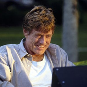 Director ROBERT REDFORD watches a scene on the set. photo 14