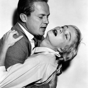 KISS ME DEADLY, from left: Ralph Meeker, Gaby Rodgers, 1955