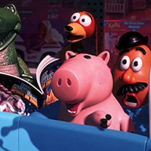 (L-R) Rex, Slinky Dog, Hamm and Mr. Potato Head in Disney's" Toy Story 2."