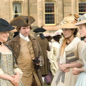 THE DUCHESS, from left: Charlotte Rampling, Ralph Fiennes as The Duke of Devonshire, Hayley Atwell, Keira Knightley as Georgiana, The Duchess of Devonshire, 2008. ©Paramount Vantage