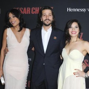 Rosario Dawson, Diego Luna, America Ferrera at arrivals for CESAR CHAVEZ Premiere, TCL Chinese 6 Theatres (formerly Grauman''s), Los Angeles, CA March 20, 2014. Photo By: Elizabeth Goodenough/Everett Collection