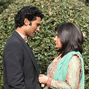 Sendhil Ramamurthy as D S Raj Murthy and Goldy Notay as Roopi Sethi in "It's a Wonderful Afterlife." photo 16