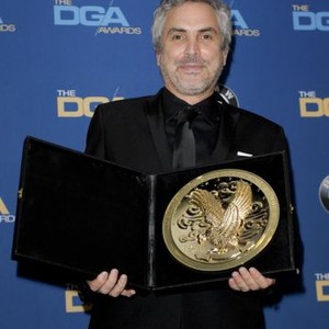 Alfonso Cuaron in the press room for 66th Annual Directors Guild of America (DGAs) Awards Dinner - PRESS ROOM, Hyatt Regency Century Plaza, Century City, CA January 25, 2014. Photo By: Elizabeth Goodenough/Everett Collection