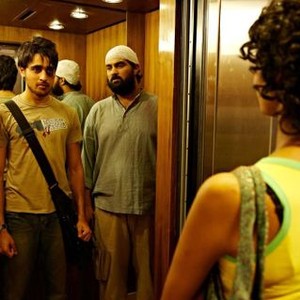 DELHI BELLY, back, from left: Vir Das, Imran Khan, Kunaal Roy Kapur, 2011, ©UTV Motion Pictures