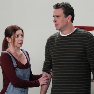 How I Met Your Mother, Alyson Hannigan (L), Jason Segel (R), 'Mystery Vs. History', Season 7, Ep. #6, 10/17/2011, ©CBS