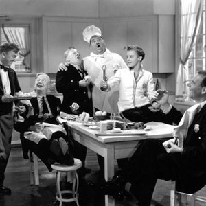 NOTHING BUT TROUBLE, Stan Laurel, Forbes Murray, Joe Yule, Oliver Hardy, David Leland, Ray Teal (Laurel and Hardy), 1944