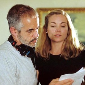 THE BELIEVER, director Henry Bean, Theresa Russell on-set, 2001. © Seven Arts Pictures