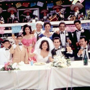 MY FAMILY (MI FAMILIA), Top row: Constance Marie, Jenny Gago, (2nd from left), Esai Morales, (far right). 1995, (c)New Line Cinema