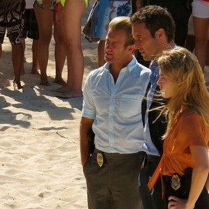 Hawaii Five-O, Scott Caan (L), Alex O'Loughlin (C), Lauren German (R), 'Season 4', 09/27/2013, ©CBS
