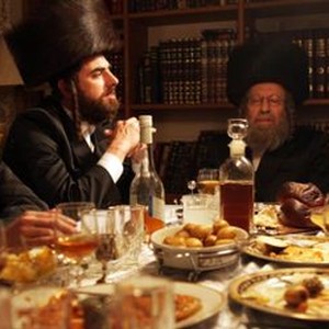 FILL THE VOID, (aka LEMALE ET HA'HALAL), Ido Samuel (left), Yiftach Klein (left of center), Chayim Sharir (back), 2012. ©Sony Pictures Classics