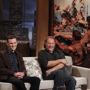Talking Dead, Ross Marquand (L), Gregory Nicotero (R), Say the Word, Season 2, Ep. #5, 11/11/2012, ©AMC